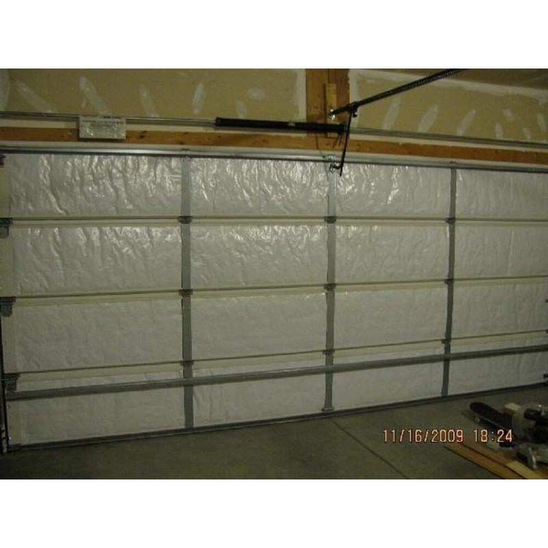 NASATech Reflective 1 Car White Poly-Air Garage Door Insulation Kit