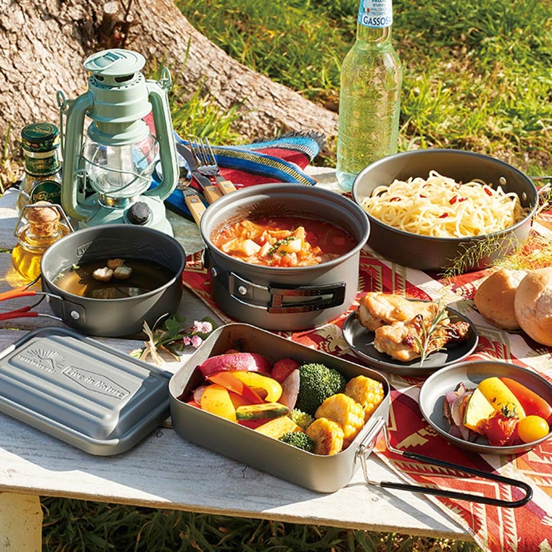 Skater Mess Tin AFTM10-A Seasoning Not Required, Rice Box, Outdoor,