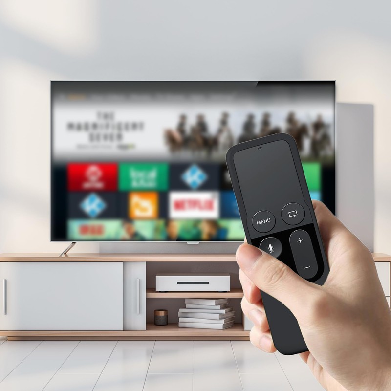 TOKERSE Silicone Case Compatible with Apple TV 4K/HD Siri Remote
