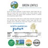 CLEAR CREEK Green Lentils | Project Non-GMO Verified | 25