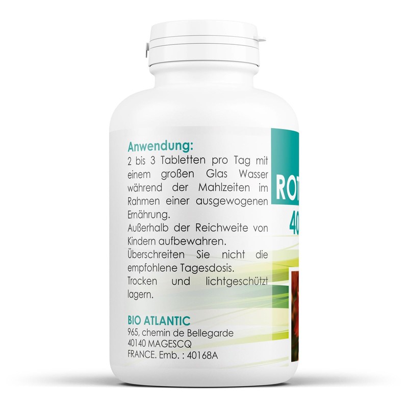 Bio Rotes Weinlaub 400mg - 400 Tabletten