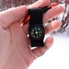 AceCamp Munkees 8mm Carabiner with Compass Strap, Small Pocket-Sized Waterproof