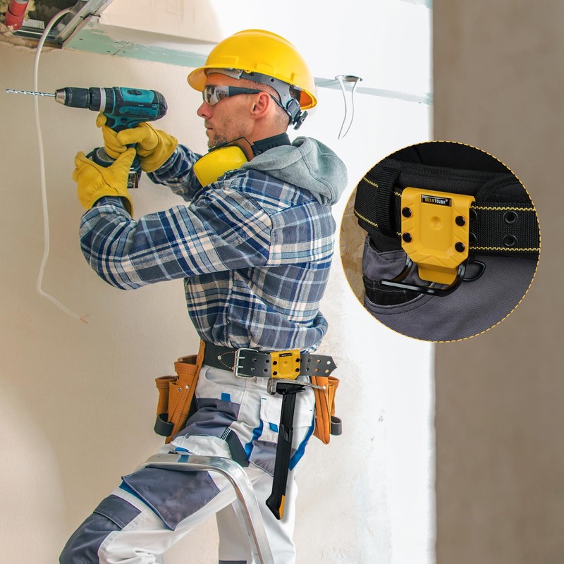 MELOTOUGH Hammer Holder for Tool Belt, Hammer Holster, Hammer Loop,