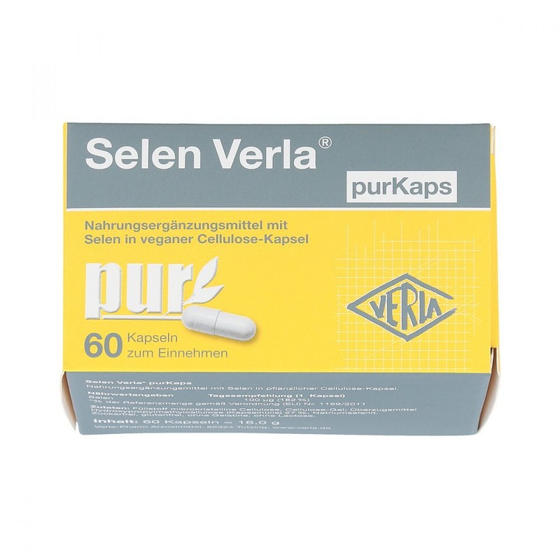 Selenium Verla purKaps, Pack of 60