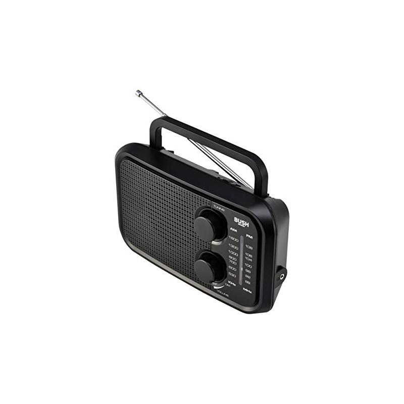 Bush PR-206 FM/AM Portable Radio - Black