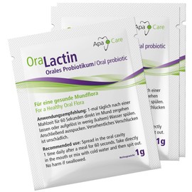 OraLactin Oral Probiotic Powder (formerly Biolactis) | Probiotic for Good Oral Care | Against Gum Inflammation, Cariaries and Bad Breath | For Fresh Breath and Good Oral Flora | 30 g