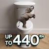 R&T Toilet Seat Round B1099, Heavy-Duty up to 440 lbs,
