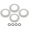 Zafina-UP 4-Pack Flush Valve Seal Kit Replacement for Standard 7301111-0070A