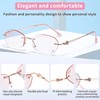 SooGree Blue Light Reading Glasses for Women Fashion Readers UV