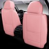 NUNIVAK Full Coverage Leather Car Seat Covers Full Set Universal