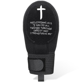 Yearntown Christian Sliding Mitt for Baseball Religious Glove for Youth Sliding Mitt Softball Guard Accessories and Protective Gear Left/Right Hands - Adjustable Hand and Wrist Protection(S)