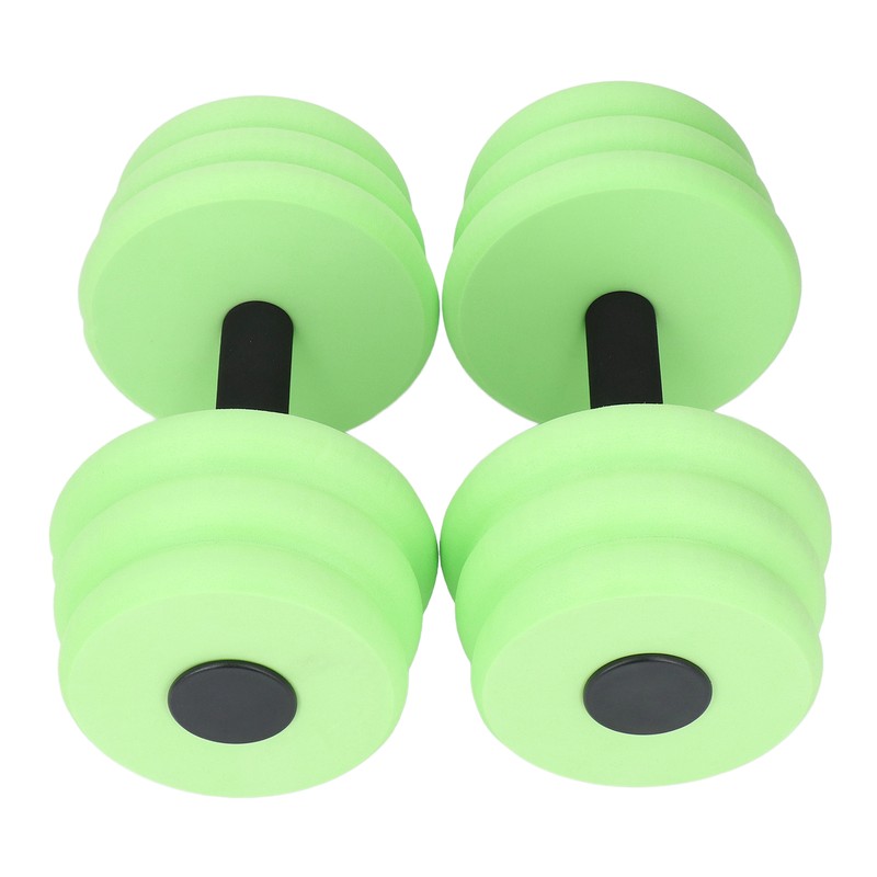 2pcs Floating Dumbbell EVA Thread Design Aquatic Exercise Dumbbell for