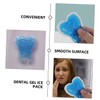 FOMIYES 4pcs Reusable Tooth-shaped Gel Ice Pack for Cold and