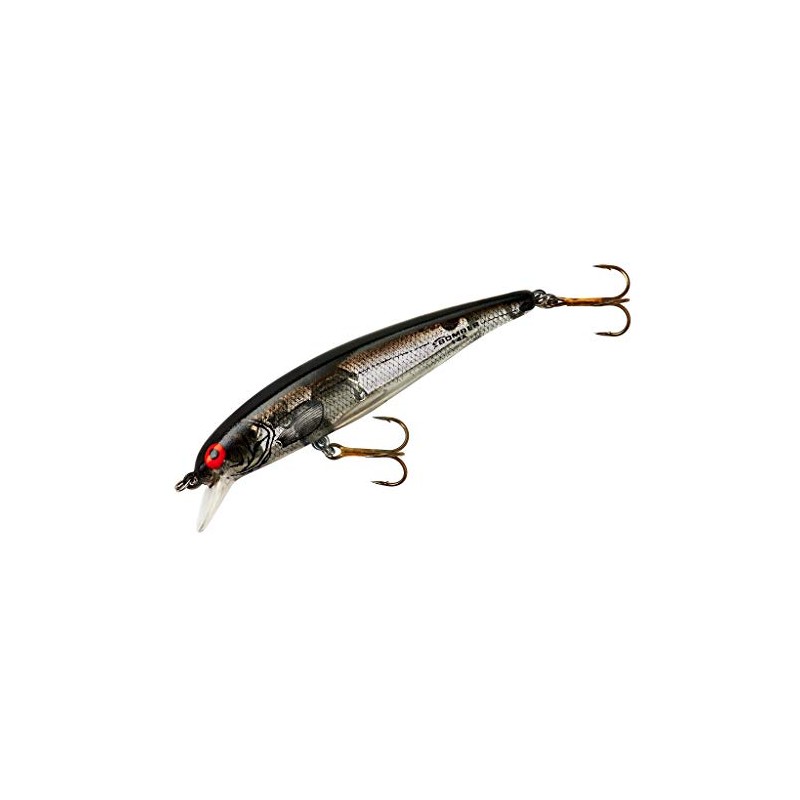 Bomber Long A Fishing Lure, Silver Flash / Black Back,