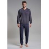 Götz Men's 2 Piece Pyjamas – V – Ausschn, Cuffs,