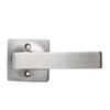 GOBEKOR 1 Pack Brushed Nickel Dummy Door Handle,Single Sided Lever