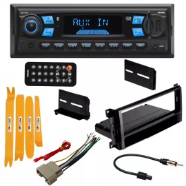 SSL (Sound Storm Labs NEW Bluetooth Car Stereo MP3 AM/FM Radio Install kit for 2007-2013 Jeep Wrangler