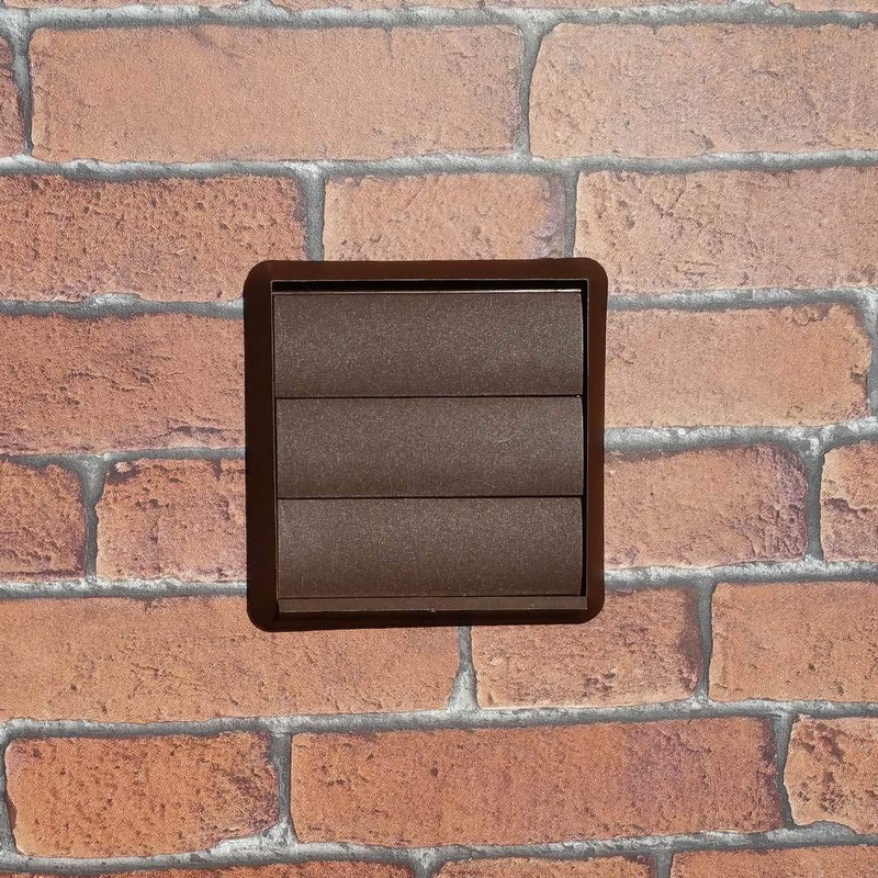 Kair Brown Gravity Grille 155mm External Dimension with 100mm -