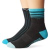 K. Bell Men's 2 Pack Variegated Stripe Hi Top Crew