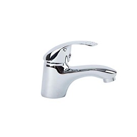 1 Pieza, Llave Mezcladora Monomando Para Lavabo de Baño, Grifo de Acero Inoxidable, Acabado Cromado, Incluye Mangueras Para Fácil Instalación, Material De Alta Durabilidad, Con Cartucho Cerámico, Marca Venzo