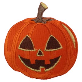 Hollowen Pumpkin Logo Patch Iron On Sew On Embroidered Patch Badge Applique for Clothes Shirts Jeans etc