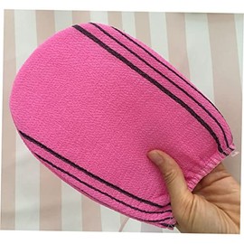 9 Piezas Guantes De Ducha Guante Exfoliante Depurador De Cuerpo Pinzas Para El Pelo De Plátano Rosa Guantes Exfoliantes Corporales Fregadora De...    