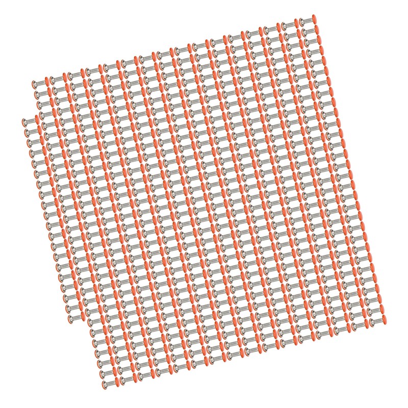 500 Sets Metal Studs Rivets 6x8mm Iron High Hardness Strong