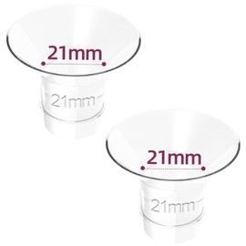 KISSBOBO K5 Original Quality 21 mm Flange Set, No Pungent Feel, Like a Second Skin of the Nut (Pack of 2)
