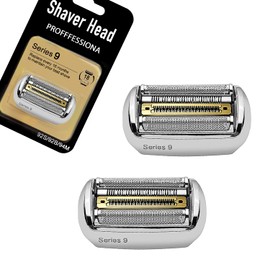 2packs 92S Electric Replacement Shaver Head Series 9 Accessories Shaver Compatible with Braun Series 9 Electric Razors 9290cc, 9291cc, 9370cc, 9293s, 9385cc, 9390cc, 9330s, 9296cc (Upgraded ver.)