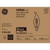 GE Relax LED Light Bulbs 60W, Soft White Candle Lights,