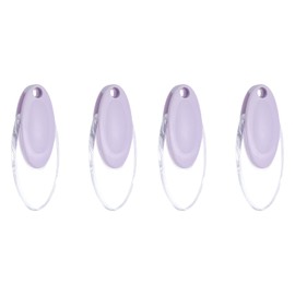 sourcing map 4Pcs Blind Cord Weight, 91mm Curtain Blinds Handles Plastic Pull String Pendants for Window Shutter Vertical Roller Blinds Accessories, Purple