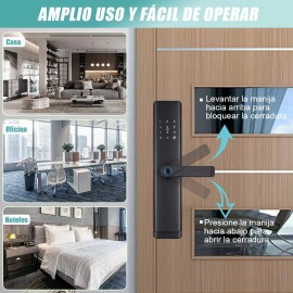DAWEI GO Cerradura Inteligente Electrónica Wifi, Chapas Smart Lock