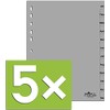 Durable Index for DIN A4, Full Coverage (Pack of 5,