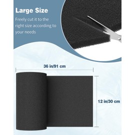 Pawfly Aquarium Filter Media, Aquarium Bio Sponge Filter Media Pad Filter Floss for Sumps Ponds Hydroponics, 36" L x 12" W x 1" H