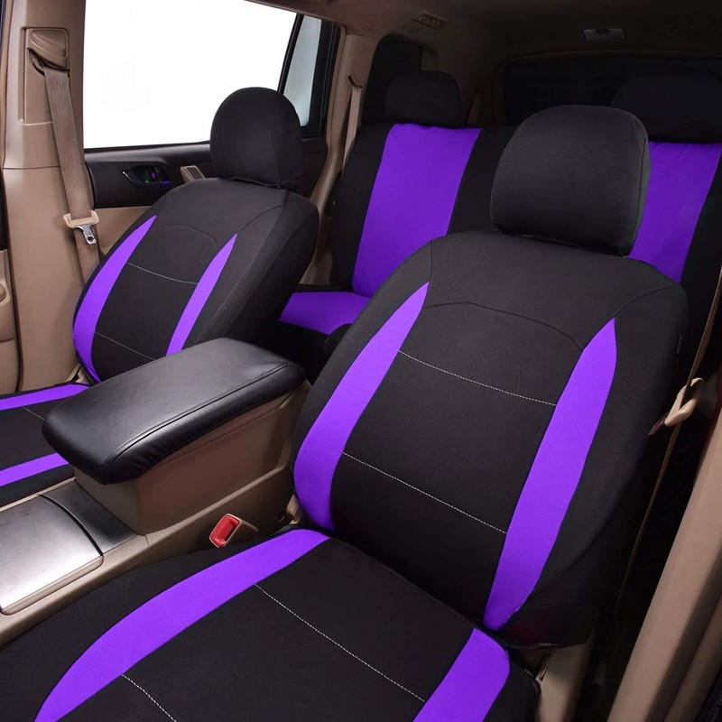 Flying Banner Car Seat Covers Front Seats Rear Bench Polyester