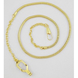 Whistle Chain, Metal, Gold