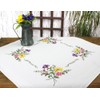 KAMACA Embroidery Kit, Flat Stch, Stem Stitch, Pre-Drawn Cotton, Complete