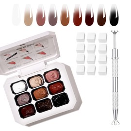 BEVINAS OMBRE Gel Nail Polish Kit - Soak Off UV/LED Gel for Gradient Nail Polish, 15-Day Shine,Chip-Free Salon Quality DIY Manicure (1)