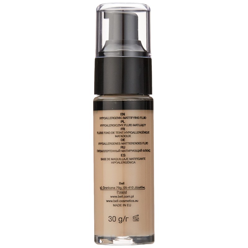 Bell HYPOAllergenic MAT & SOFT Mattifying Fluid - 02 NATURAL
