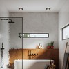 ledscom.de Recessed Bathroom Ceiling Light ERID, Damp-Proof, Bathroom, IP44, Round,