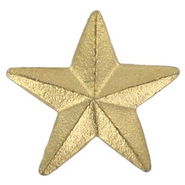 SMALL STAR CHENILLE PIN GOLD - PACK OF 10