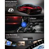 3 Channel 4K WiFi Dash Cam, 4K+1080P+1080P Front Inside and