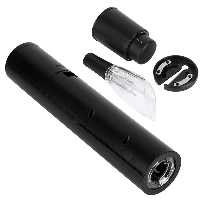 3PCS/Set Electric Wine Bottle Opener Set with Bottle Pourer Press
