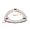 3in 3 Bolt Exhaust Flange Steel Alloy Prevent Leakage Reduce