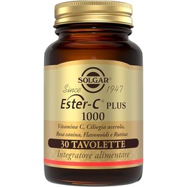 Solgar Ester‑C® Plus 1000, 30 tavolette – Vitamina C Ph Tamponato + bioflavonoidi