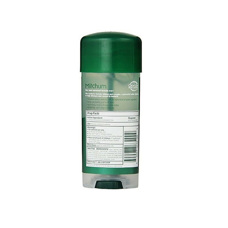 Mitchum Advanced Control Unscented Gel, Anti-Perspirant & Deodarant 3.4 oz