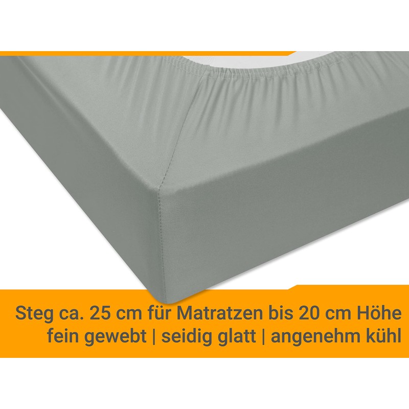 npluseins Microfibre Fitted Sheet - Breathable and Suitable for Allergy