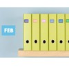 600 Pcs Month Stickers 12 Months of The Year Color