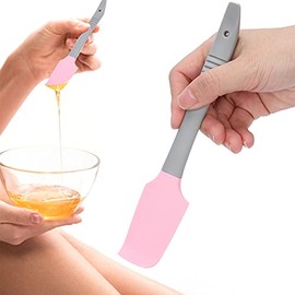 Silicone Non-stick Wax Spatulas, Hair Removal Waxing Applicator, Large Wax Sticks Spatula Reusable Scraper Hard Wax Sticks for Home Salon Body Use(pink)
