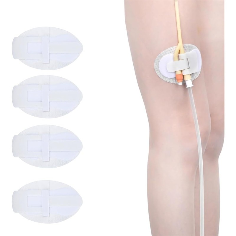 Comphic 10 pezzi autoadesivi per tubo catetere, stabilizzatore, supporto per